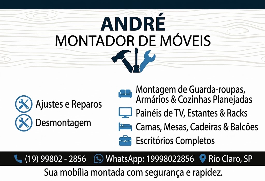 Foto de André Montador de Móveis Rio Claro SP